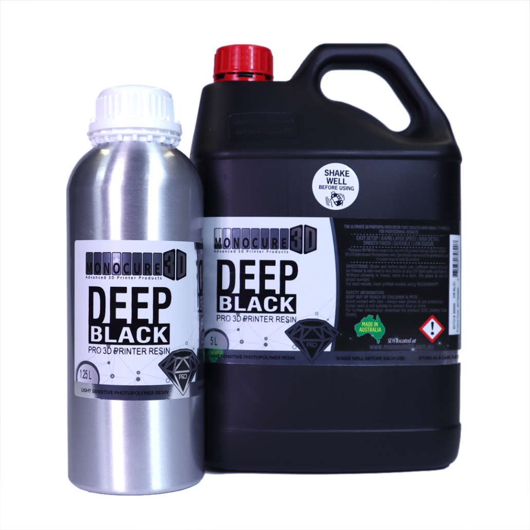 3D PRO - DEEP BLACK RESIN - 1.25L